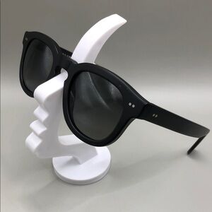 Peter Millar Matte Black Polarized Sunglasses Classic Style Unisex 48-23-150